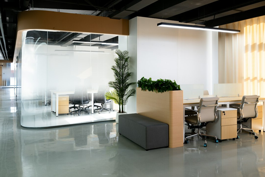 modern office workspace